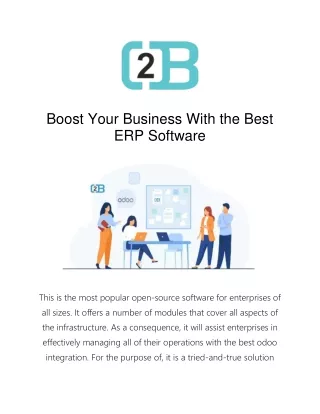 Boost Your Business With the Best ERP Software
