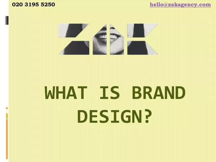 what is brand design