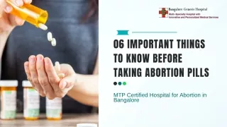 06 Important Things to Know Before Taking Abortion Pills