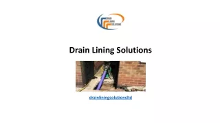drain lining solutions drainliningsolutionsltd