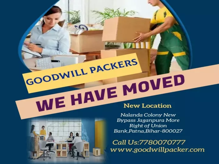 good will packers and movers with safe shifting mode