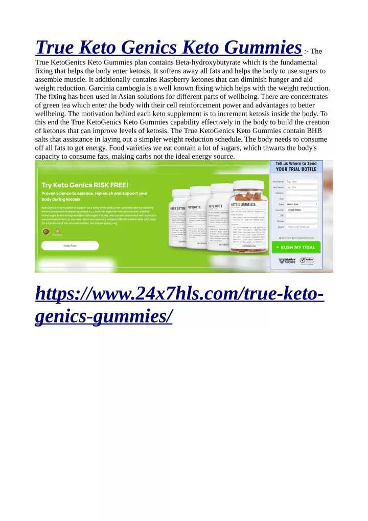 true keto genics keto gummies the true ketogenics