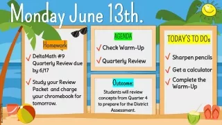 monday june 13th