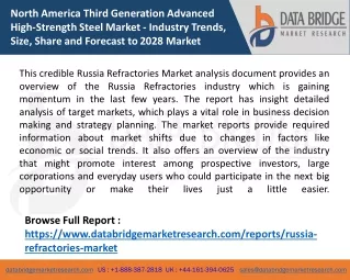 Russia Refractories Market - Industry Trends, Size, Share and Forecast to 2029 Market