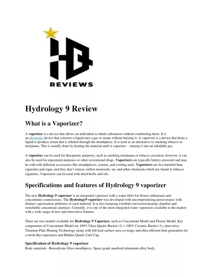 hydrology 9 review