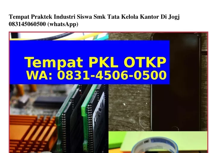 tempat praktek industri siswa smk tata kelola