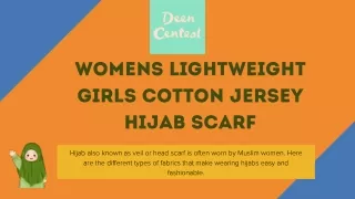 Womens Lightweight Girls Cotton Jersey Hijab Scarf