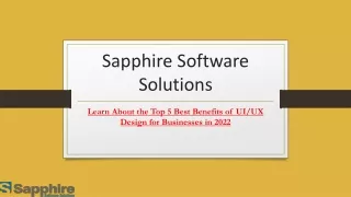 sapphire software solutions