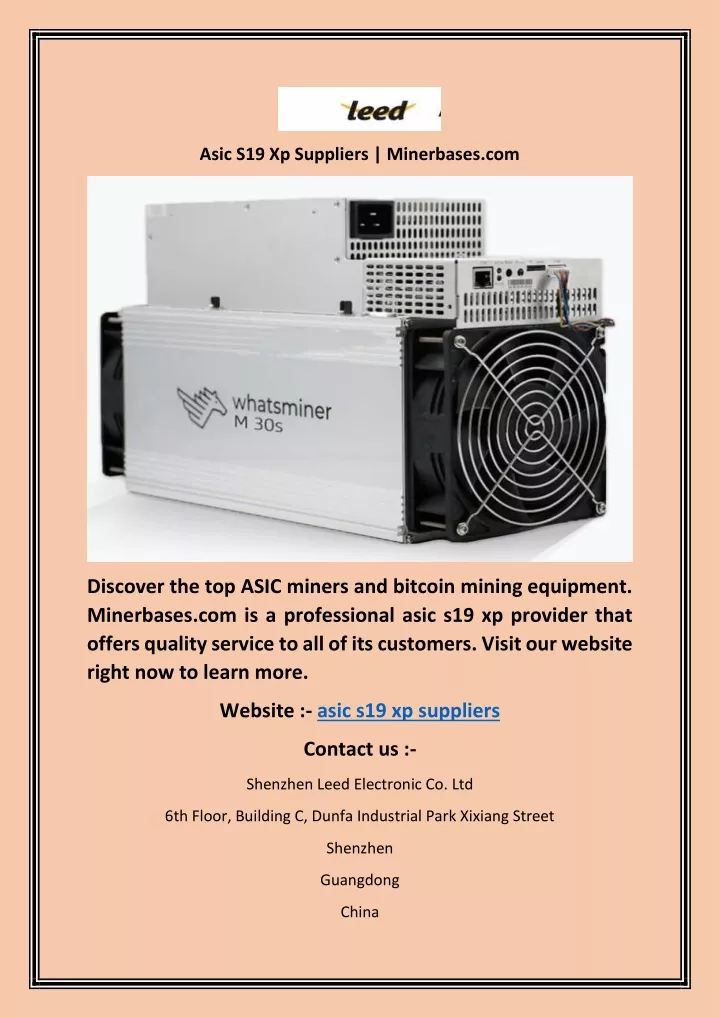 asic s19 xp suppliers minerbases com