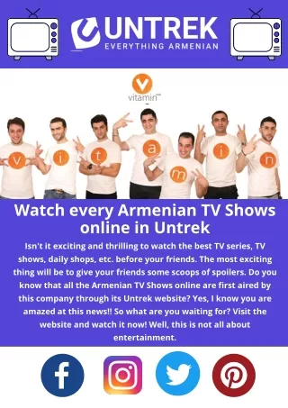 Looking For Armenian TV Shows Online