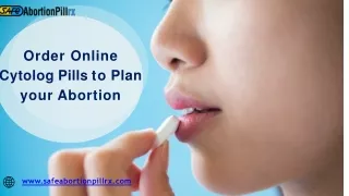 Order online cytolog pills to plan your abortion