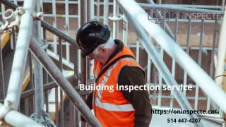 building inspection service
