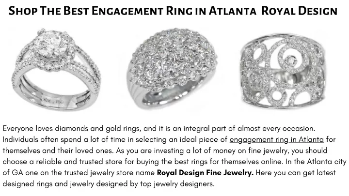 shop the best engagement ring in atlanta royal