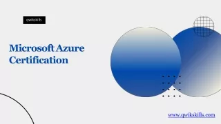 Microsoft Azure Certification | Qwikskills
