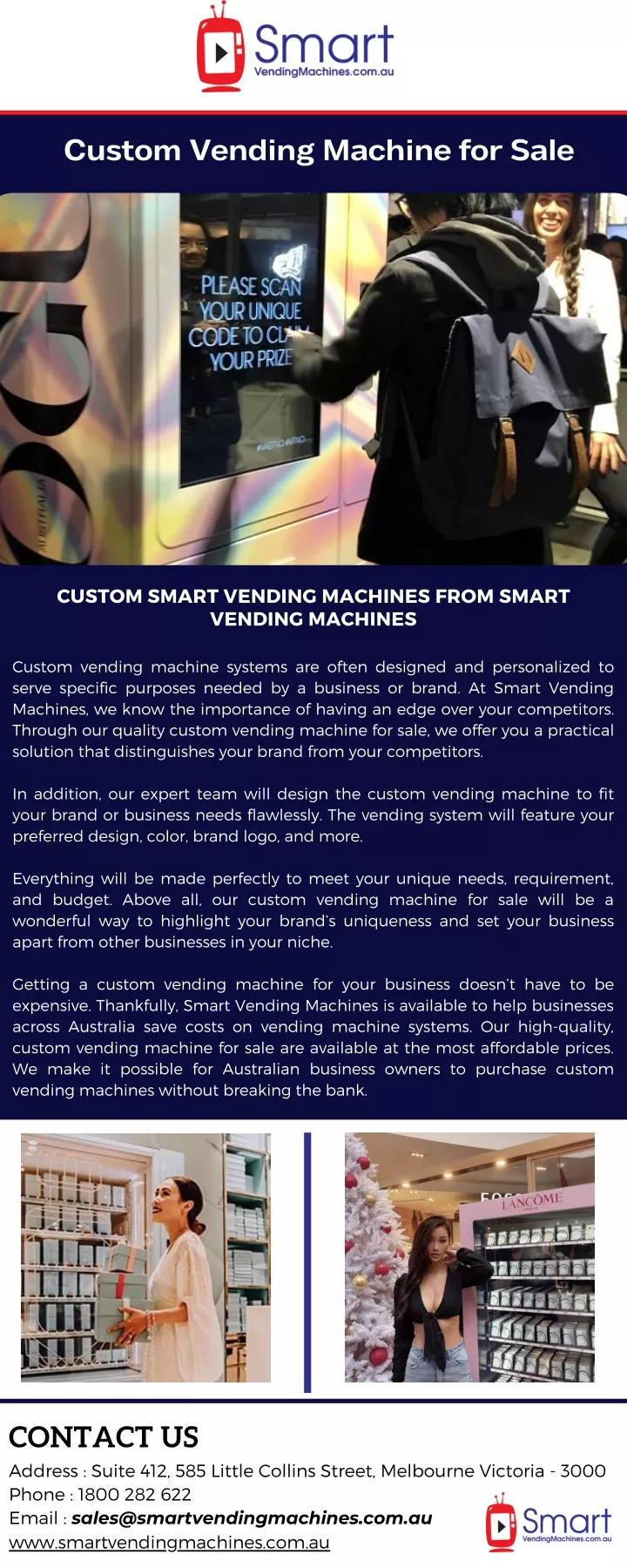 custom vending machine for sale