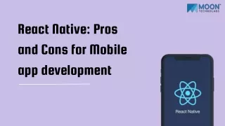react native pros and cons for mobile