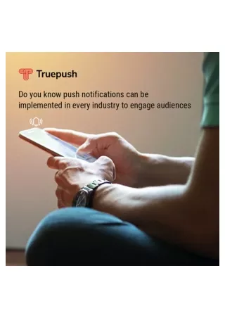 Truepush - free push notification service