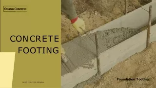 CONCRETE FOOTING