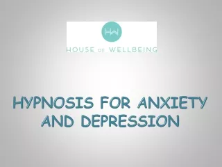 Hypnosis for Anxiety and Depression