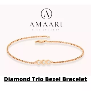 Diamond Trio Bezel Bracelet