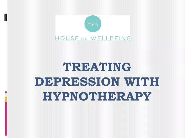 treating depression with hypnotherapy