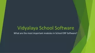 vidyalaya school software