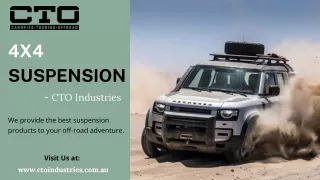4x4 Suspension - CTO Industries