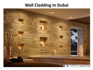 wall cladding in dubai