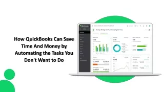 How QuickBooks Can Save Time And Money by Automating the Tasks You Don't Want to Do