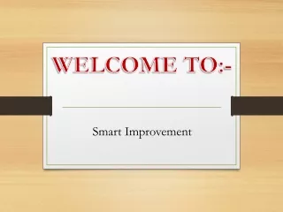 welcome to