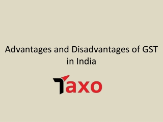 advantages and disadvantages of gst in india