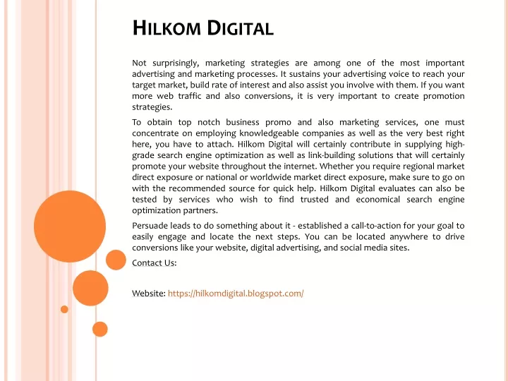 hilkom digital