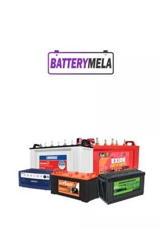 Grab amazing batteries from Batterymela at a reasonable cost | Batterymela