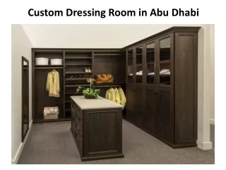 custom dressing room in abu dhabi