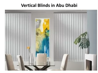 vertical blinds in abu dhabi