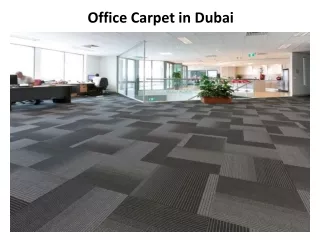 office carpet in dubai