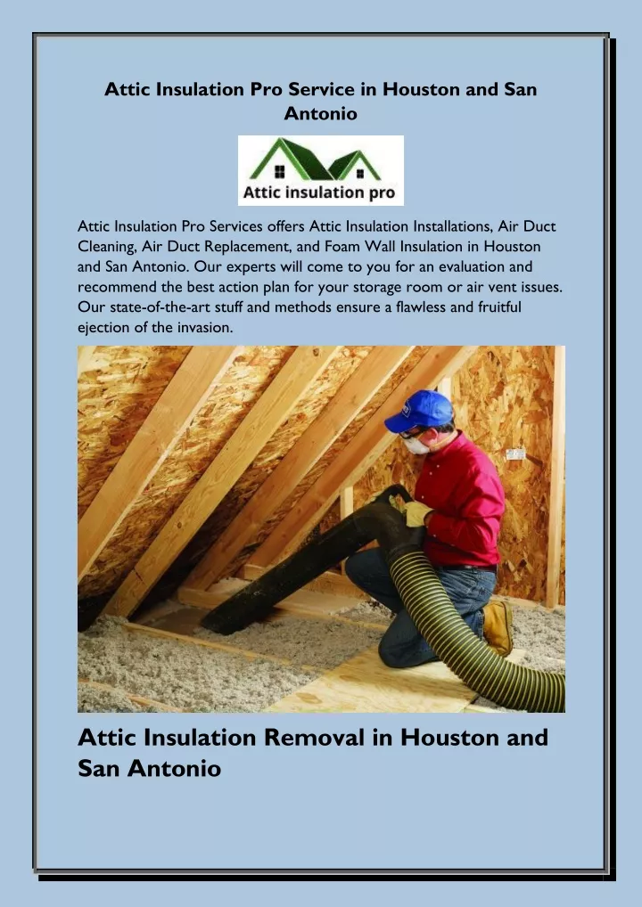 attic insulation pro service in houston