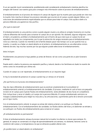 Guía basica de Funeraria Zaragoza 24h para hacer las preparativas funerarias