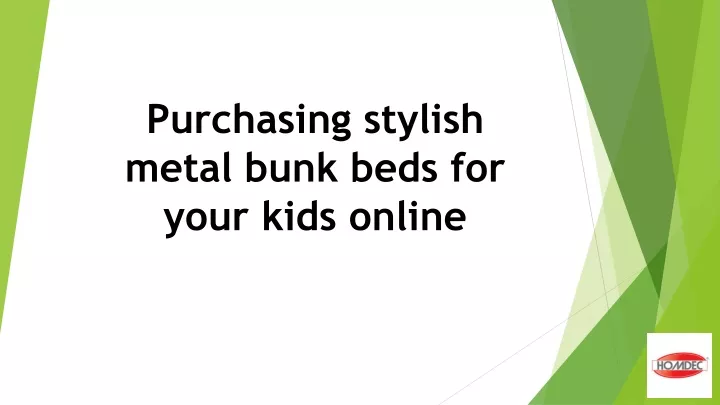 purchasing stylish metal bunk beds for your kids online