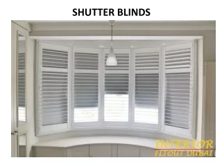 shutter blinds