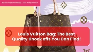Louis Vuitton Inspired Bag
