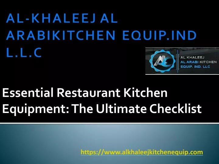essential restaurant kitchen equipment