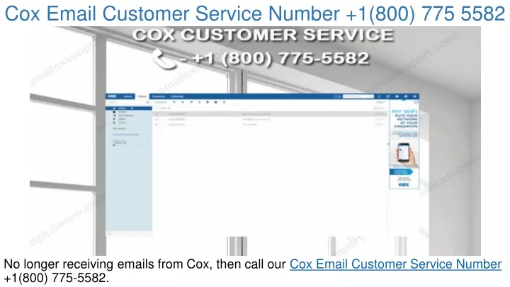 cox email customer service number 1 800 775 5582