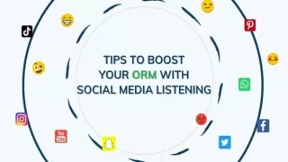 Tips to Boost your ORM with Social Media Listening