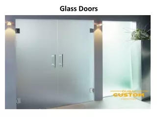 Glass Doors In Dubai
