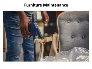 Furniture Maintenance In Dubai