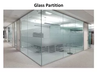 Glass Partition In Dubai