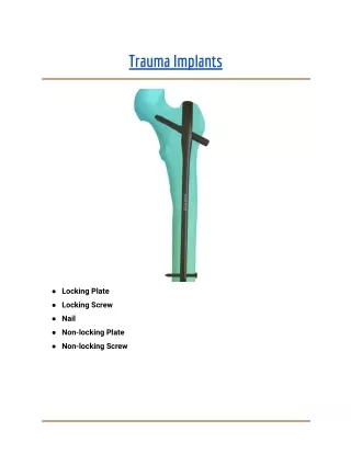 Trauma Implants