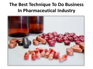 3 types of respective strategies for pharmaceutical businesses