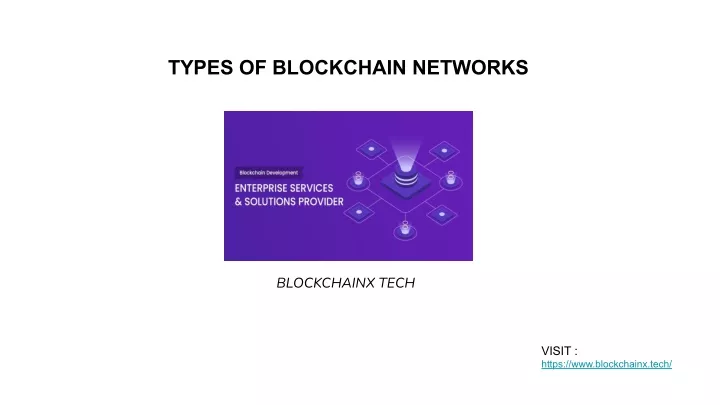 types of blockchain networks